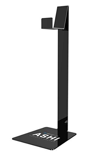Newskill Ashi - Soporte Fabricado en Metacrilato Auriculares,(Estructura compacta, Gran compatibilidad) Color Negro