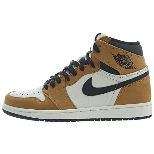 Nike Air Jordan 1 Retro High OG, Zapatillas de Deporte para Hombre, Multicolor (Golden Harvest/Black/Sail 700), 44 EU Nike Air Jordan 1 Retro High OG, Zapatillas de Deporte para Hombre, Multicolor (Golden Harvest/Black/Sail 700), 44 EU