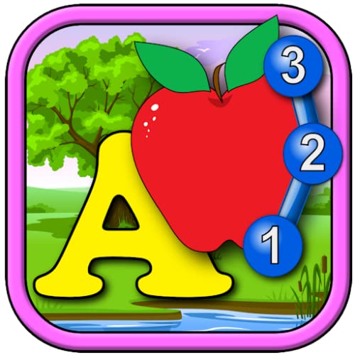 Niños ABC y contando Únete y conecte al juego de Puzzle Dot - aprender el alfabeto contando números y las formas adecuadas para niños pequeños y niños en edad preescolar 2 +