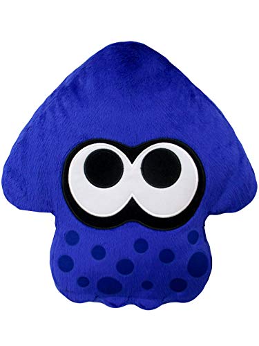 Nintendo Splatoon 2 14" Plush Pillow: Squid, Bright Blue