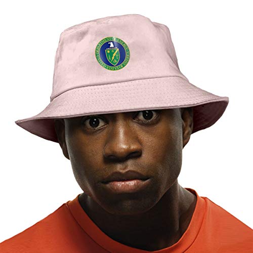 None Brand Seal of The United States Unisex Bucket Fisherman Sombreros Reversible Packable Cap Beach Sun Caps Negro Rosa rosa Taille unique
