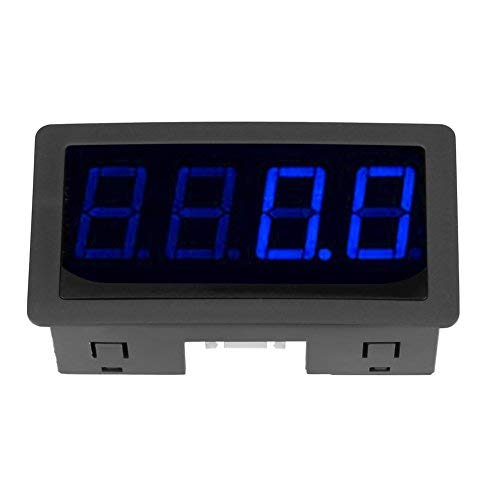 NPN Rojo/Azul Tacómetro de 4 Dígitos de Panel LED de Medición con Sensor de Proximidad de Efecto Hall(Azul)