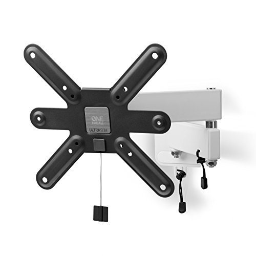 One For All WM6251, Soporte de pared para TV de 13 a 42” Giratorio 180° Peso máx. 25kg, Para todo tipo de TVs LED, LCD, Plasma, gris/blanco One For All WM6251, Soporte de pared para TV de 13 a 42” Giratorio 180° Peso máx. 25kg, Para todo tipo de TVs LED, LCD, Plasma, gris/blanco