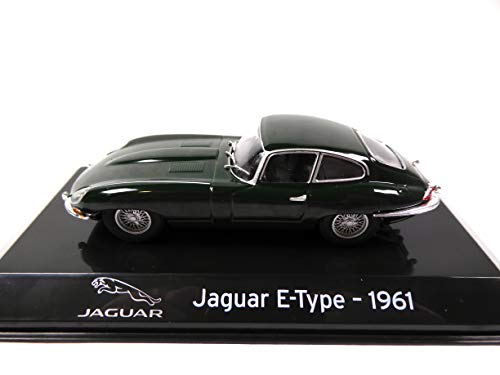 OPO 10 - Coche 1/43 Colección Supercars Compatible con Jaguar E-Type 1961 (S74)