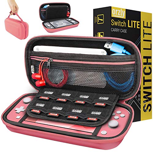 Orzly Funda de Transporte para Nintendo Switch Lite, Protectora Funda Dura de Viaje para Llevar la Consola Nintendo Switch Lite (2019) y Sus Accesorios (Coral) Orzly Funda de Transporte para Nintendo Switch Lite, Protectora Funda Dura de Viaje para Llevar la Consola Nintendo Switch Lite (2019) y Sus Accesorios (Coral)