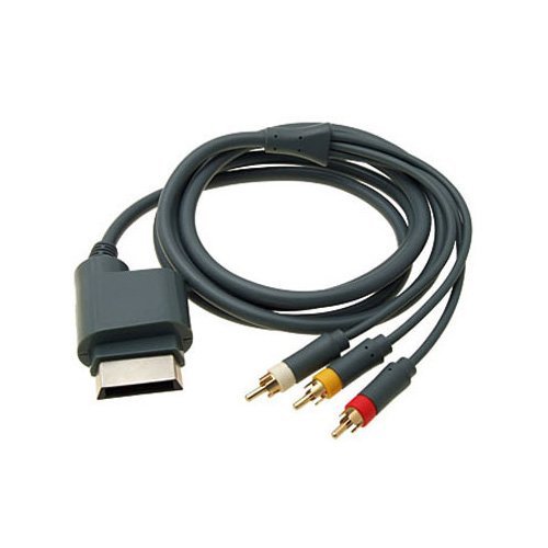 OSTENT RCA AV Audio Video Óptico Cable Compatible para Microsoft Xbox 360 Consola Videojuego