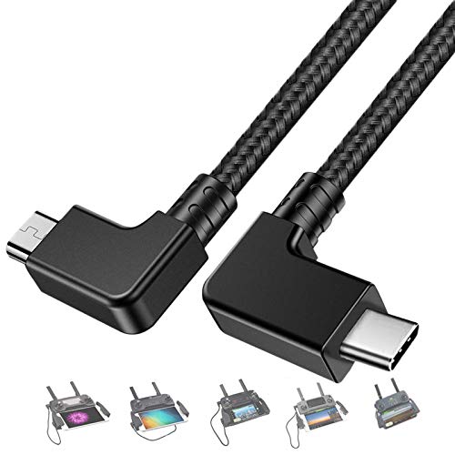 O'woda Micro USB al Cable de Datos Tipo C Conector Micro USB inverso Trenzado de Nylon de 29cm para dji Mavic Mini / Pro / Spark a Tipo C Celular / Tableta (Negro) O'woda Micro USB al Cable de Datos Tipo C Conector Micro USB inverso Trenzado de Nylon de 29cm para dji Mavic Mini / Pro / Spark a Tipo C Celular / Tableta (Negro)