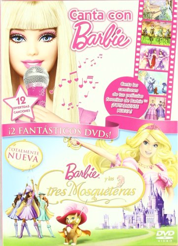 Pack Canta Con Barbie + Las 3 Mosquetera [DVD]
