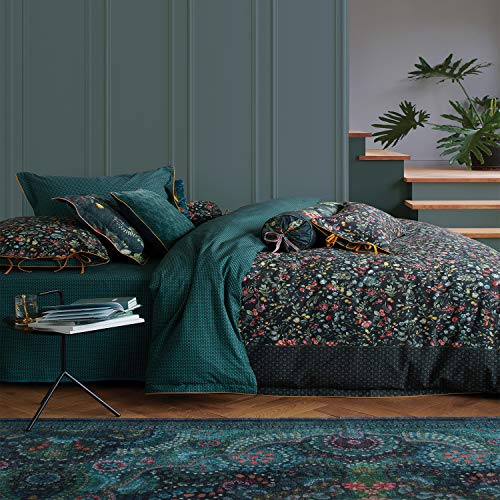 PIP Studio Midnight Garden - Juego de cama (135 x 200 cm), color verde