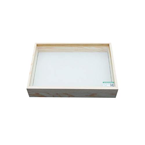 POPETPOP Caja de presentación de insectos, Vitrina de insectos, caja de muestras de madera con ventana de cristal y caja de presentación de muestras de seguridad