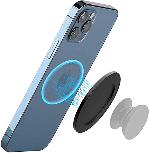 Power Technology - Base magnética magnética para iPhone 12, soporte de sujeción para accesorios y anilla