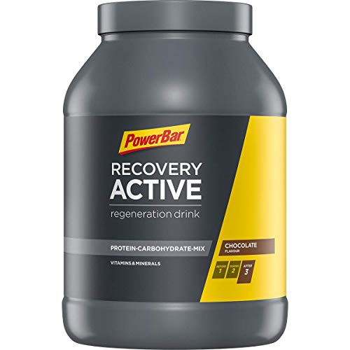 PowerBar Recovery Active Chocolate 1210g - Bebida de Suero de Leche de Regeneración con Carbohidratos + Magnesio y Zinc PowerBar Recovery Active Chocolate 1210g - Bebida de Suero de Leche de Regeneración con Carbohidratos + Magnesio y Zinc