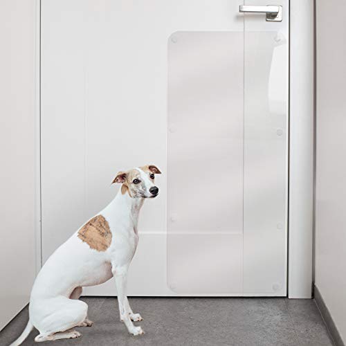 PROTECTO Protector Anti-Arañazos de Puertas: Protector Anti-Garras de Perros y Gatos – 90x40 cm Protección Resistente Anti-Arañazos de los Muebles – Grande, Duradera y Transparente