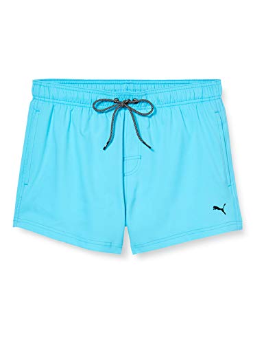 PUMA Men's Short Length Swimming Shorts Pantalones Cortos para Tabla, Azul Turquesa, XL para Hombre