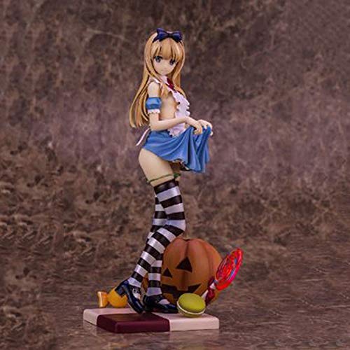 QHYZRV Fukasaki Gojin Alice Pumpkin Girl Edición Decoración Modelo Juguete Muñeca Regalo Estatua Escultura Estatuilla Altura 25 Cm