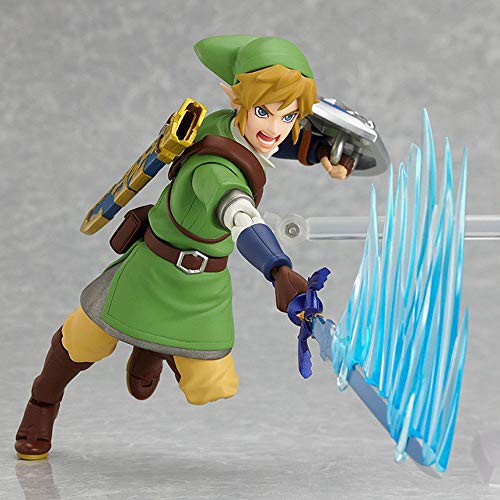 QHYZRV The Legend of Zelda Sky Sword Link Movable Versión Decoración Modelo Muñeca de Juguete Regalo Estatua Escultura Estatuilla Altura 15 cm