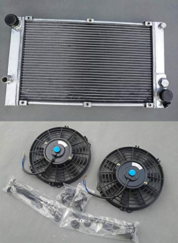 Radiador de aluminio + ventiladores para 944 2.5L Turbo 1986-1991/S2 3.0 NA 1989-1991