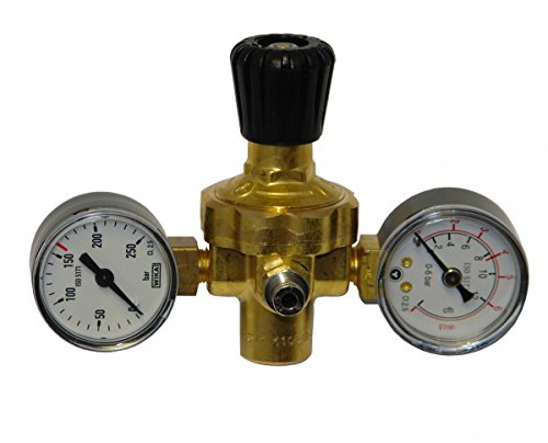 Reductor de presión, serie Mignon, para mezclas de CO2 – Argón. Bombonas de usar y tirar. Código de artículo: 225200
