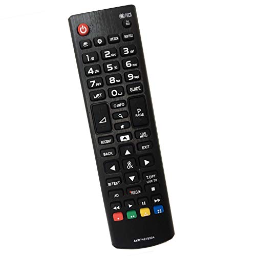 Reemplazo para Control Remoto de TV LG AKB74915324 Ajuste para LG LCD LED TV Smart TV 32LH604V 40UH630V 43UH610V 49UH668V 55UH605V 50UH635V No se Requiere configuración TV Control Remoto Universal Reemplazo para Control Remoto de TV LG AKB74915324 Ajuste para LG LCD LED TV Smart TV 32LH604V 40UH630V 43UH610V 49UH668V 55UH605V 50UH635V No se Requiere configuración TV Control Remoto Universal