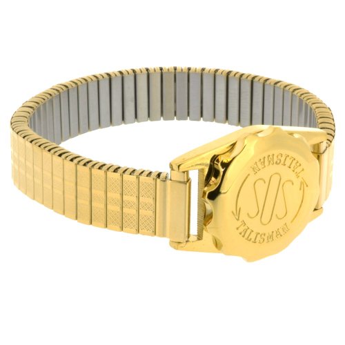 Reloj SOS Talisman chapado en oro para mujer, ampliable 12 mm