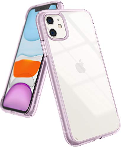 Ringke Fusion Diseñado para Funda iPhone 11, Espalda Transparente Prevención de Golpes Parachoque TPU Carcasa iPhone 11 6.1 Pulgadas (2019) - Lavanda (Lavender)