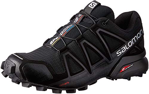 Salomon Speedcross 4 W, Zapatillas de Trail Running Mujer, Negro (Black/Black/Black Metallic), 41 1/3 EU Salomon Speedcross 4 W, Zapatillas de Trail Running Mujer, Negro (Black/Black/Black Metallic), 41 1/3 EU
