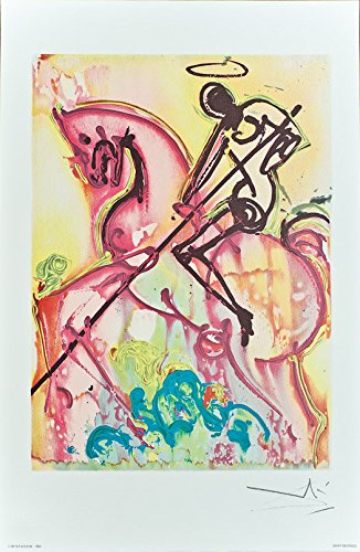 Salvador Dali – 'Vintage' de San Jorge – Edición limitada Litografía – c1983 (Armand et Georges Israel editeurs, París)