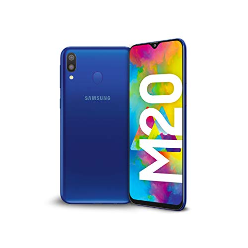 Samsung Galaxy SM-M205FN/DS 16 cm (6.3") 4 GB 64 GB SIM doble 4G Azul 5000 mAh - Smartphone (16 cm (6.3"), 2340 x 1080 Pixeles, 4 GB, 64 GB, 13 MP, Azul)