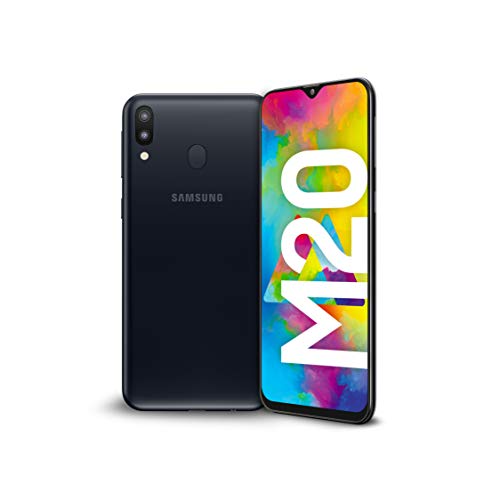 Samsung SM-M205FN/DS Galaxy M20 - Smartphone (16 cm (6.3"), 2340 x 1080 Pixeles, 4 GB, 64 GB, 13 MP, SIM doble, 4G, 5000 mAh) color Negro