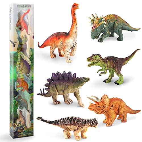 Sanlebi Mini Dinosaurios Juguetes Figura de Dinosaurio Conjunto Animales Plastico Juegos Educativos Dinosaurios Fiesta Regalos de Cumpleaños para Niños