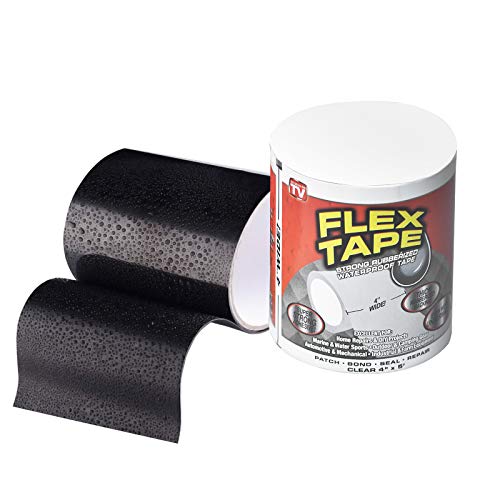 SANTOO Cinta Adhesiva para Fugas de Agua, 10cm x 150cm Cinta Selladora Resistente al Agua, PVC Reparación de Fugas Cinta Autoadhesiva para Tuberías, Cables Eléctricos (Negro y Transparente) SANTOO Cinta Adhesiva para Fugas de Agua, 10cm x 150cm Cinta Selladora Resistente al Agua, PVC Reparación de Fugas Cinta Autoadhesiva para Tuberías, Cables Eléctricos (Negro y Transparente)