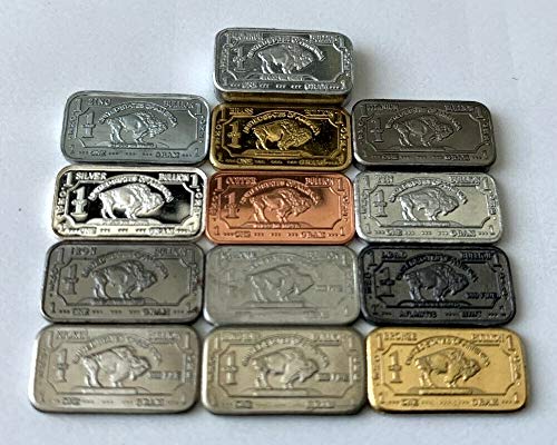 Set de coleccionismo de 13 metales (1 gramo y 15x8mm): Plata(Ag), titanio (Ti), aluminio(Al), cobre (Cu), hierro (Fe), plomo(Pb), niquel(Ni), estaño(Sb), zinc(Zn), molibdeno(Mo), bronce, latón, alpaca