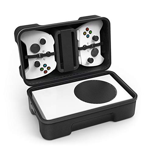 SHBC Estuche Rígido SHBC Compatible con la Consola de Juegos Xbox Series S Bolsa de Viaje de Almacenamiento para Controladores Inalámbricos y Cables