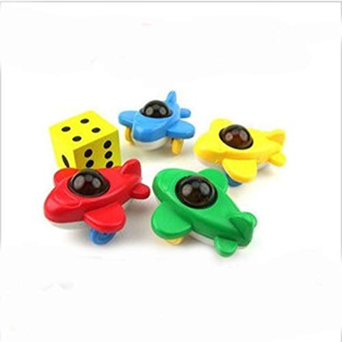 ShenyKan Flying Chess 3D Mini Plane Flying Chess and Mats Family Game Intelligence Toy Party Fun