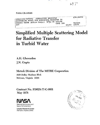 Simplified multiple scattering model for radiative transfer in turbid water (English Edition)