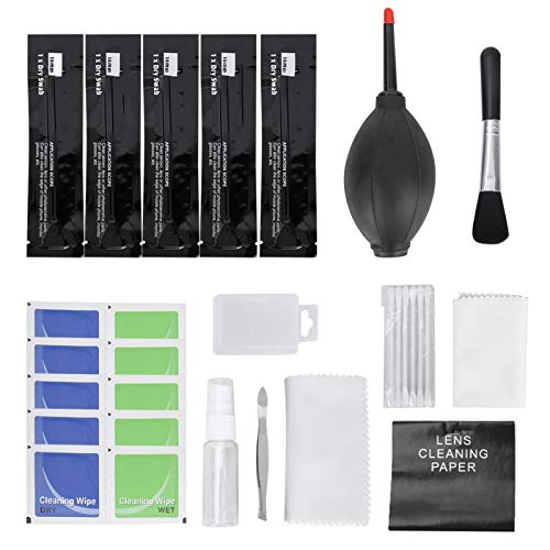 SLR Limpieza de cámara digital 12PCS Solución de limpieza de cámara Exclusiva propiedad antiestática Herramientas profesionales de limpieza de polvo, para cámaras digitales, para telescopio SLR Limpieza de cámara digital 12PCS Solución de limpieza de cámara Exclusiva propiedad antiestática Herramientas profesionales de limpieza de polvo, para cámaras digitales, para telescopio