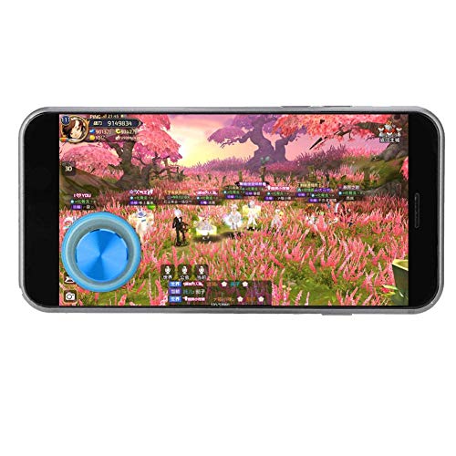 Socobeta Controlador de Juegos móvil portátil 360 ° Ajustable para Accesorios de teléfono Inteligente de Juegos C1(Blue)