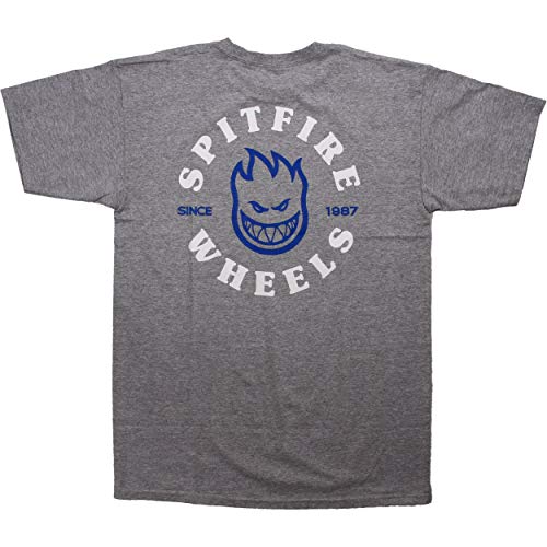 Spitfire T-Shirt Maniche Corte UOMO Bighead Classic Athletic Heather M