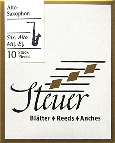 Steuer - Canas Saxofón alto tradicional, diseñadas por Marc Charpentier, caja de 10, fuerza 3