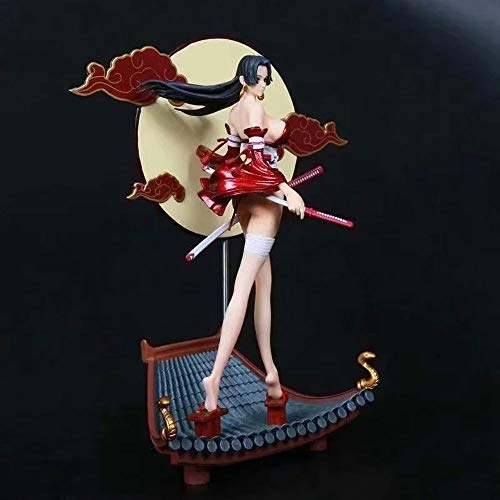 STKCST Anime One Piece Roof Emperatriz Wano País y Viento Emperatriz Figura Versión Escultura Decoración Estatua Muñeca Modelo Figura de Juguete Altura 31cm