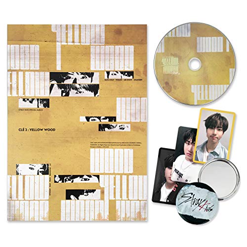 STRAY KIDS Special Album - CLE 2 : YELLOW WOOD [ Clé 2 ver. ] CD + Photobook + 3 QR Photocards + FREE GIFT