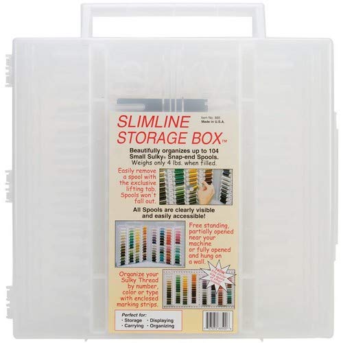 Sulky (13 x 13 x (Slimline vacío Caja de Almacenamiento
