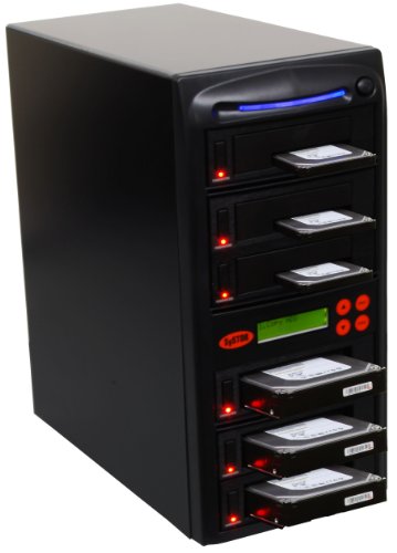 SySTOR 1 a 5 SATA 90MB / s HDD SSD duplicador/Borrador - Unidad de Disco Duro de 3.5"y 2.5" Unidad de Estado sólido Dual Port Hot Swap (SYS05HDD90-DP) SySTOR 1 a 5 SATA 90MB / s HDD SSD duplicador/Borrador - Unidad de Disco Duro de 3.5"y 2.5" Unidad de Estado sólido Dual Port Hot Swap (SYS05HDD90-DP)