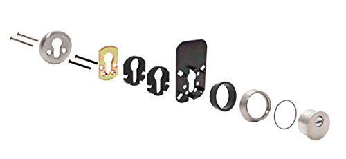 Tesa Assa Abloy E80026AI Escudo de Alta Seguridad E800, Cromado Tesa Assa Abloy E80026AI Escudo de Alta Seguridad E800, Cromado