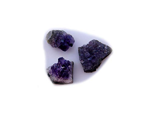 The Best Jewellery Amethyst Druzy cabochon 3 Piece Lot, 93Ct Natural Gemstone, Mix Shape Cabochon 3 Piece Lot For Jewelry Making SM-5368