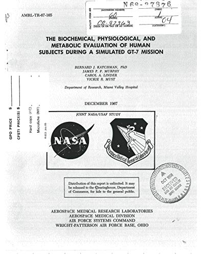 The Biochemical, Physiological and Metabolic Evaluation of Human Subjects During a Simulated GT-7 Mission Final Technical Report, 19 Sep. - 1 Nov. 1965 (English Edition)