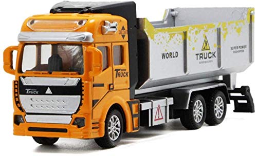 THKZH 1:48 vehículos de ingeniería de aleación camión Cisterna volquete Juguete Excavadora de Coches de Basura Juguetes con camión Modelo de Coche para Regalo de niños