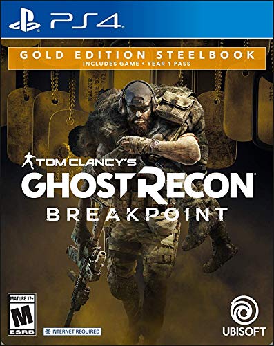 Tom Clancy's Ghost Recon Breakpoint Steelbook Gold Edition forPlayStation 4 [USA]