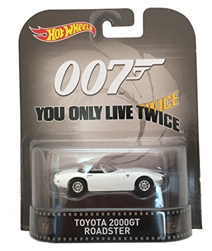 Toyota 2000GT Roadster James Bond 007 You Only Live Twice Hot Wheels 2015 Retro Series 1/64 Die Cast Vehicle by Hot Wheels