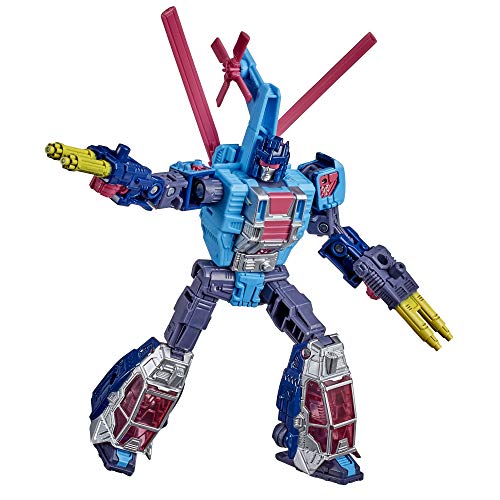 Transformers Generations Selects WFC-GS19 Rotorstorm, War for Cybertron Deluxe Class Figura – Coleccionista, 14 cm